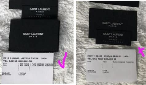 fake ysl makeup|ysl authenticity card.